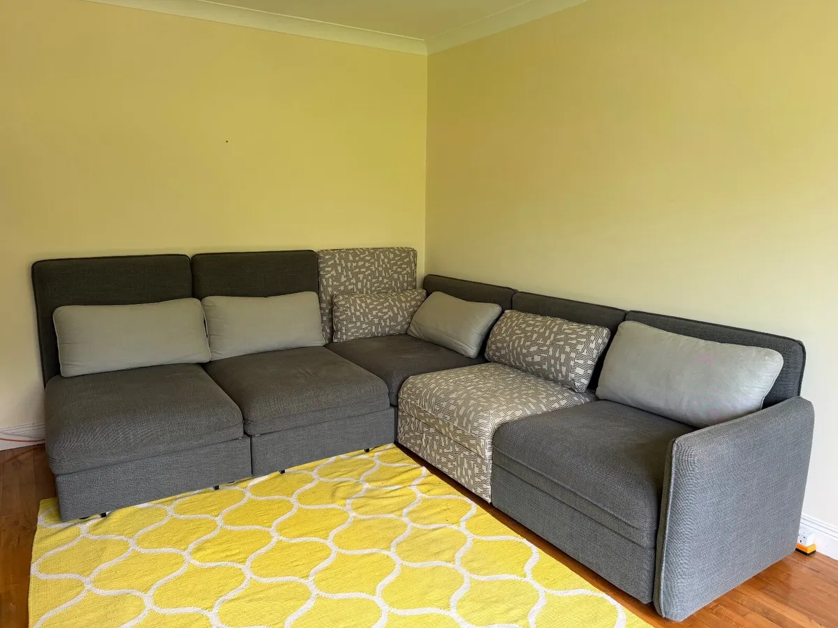 Modular Sectional Sofa w/ storage and pullout beds - Image 1