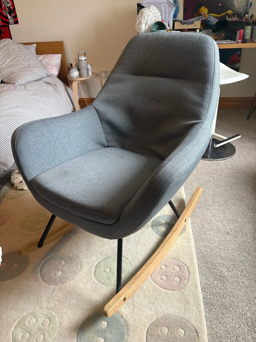 Grey Rocking Chair - Image 2