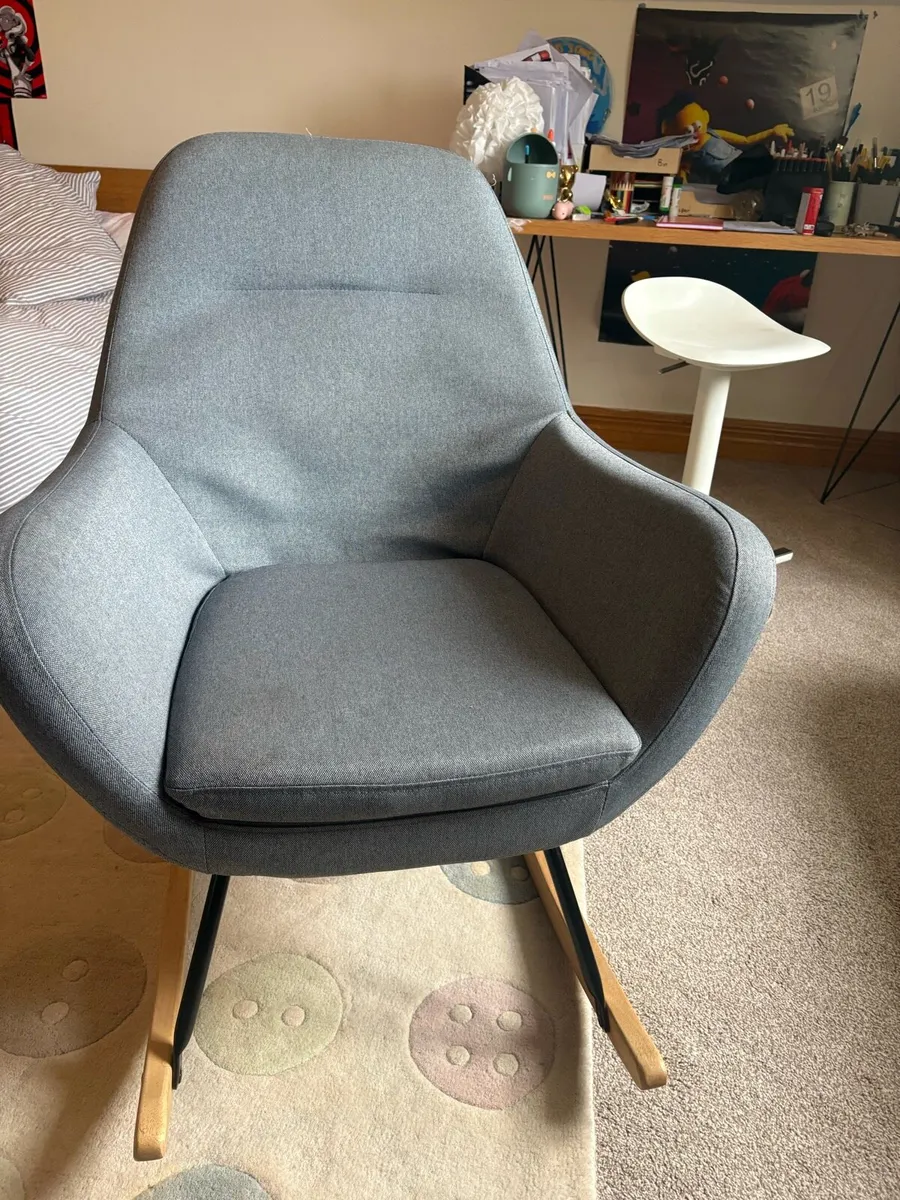 Grey Rocking Chair - Image 3