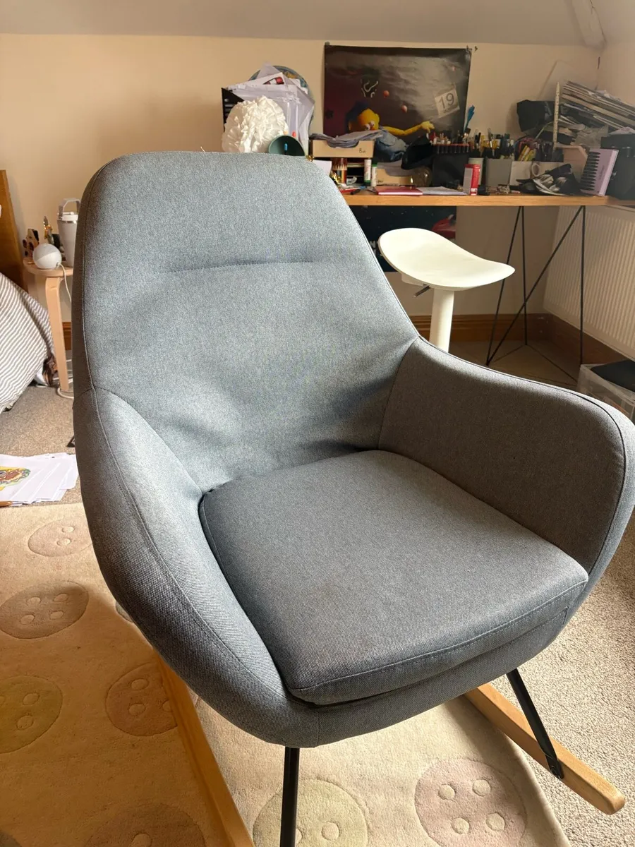 Grey Rocking Chair - Image 4