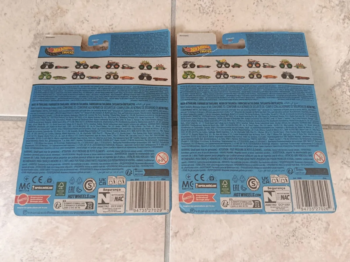 2x Double Pack Hot Wheels Monster Trucks 2024 - Image 4