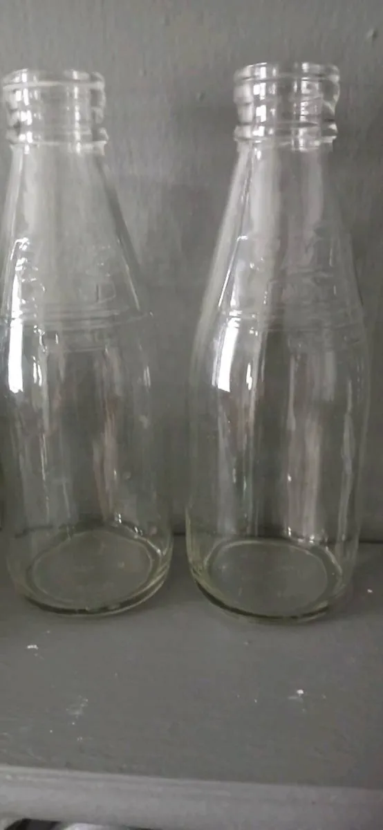 CMP vintage milk glass bottles - Image 4