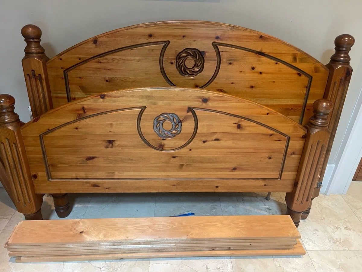 Lovely Extremely Solid 4Ft 6” Double Bed - Deliver - Image 2