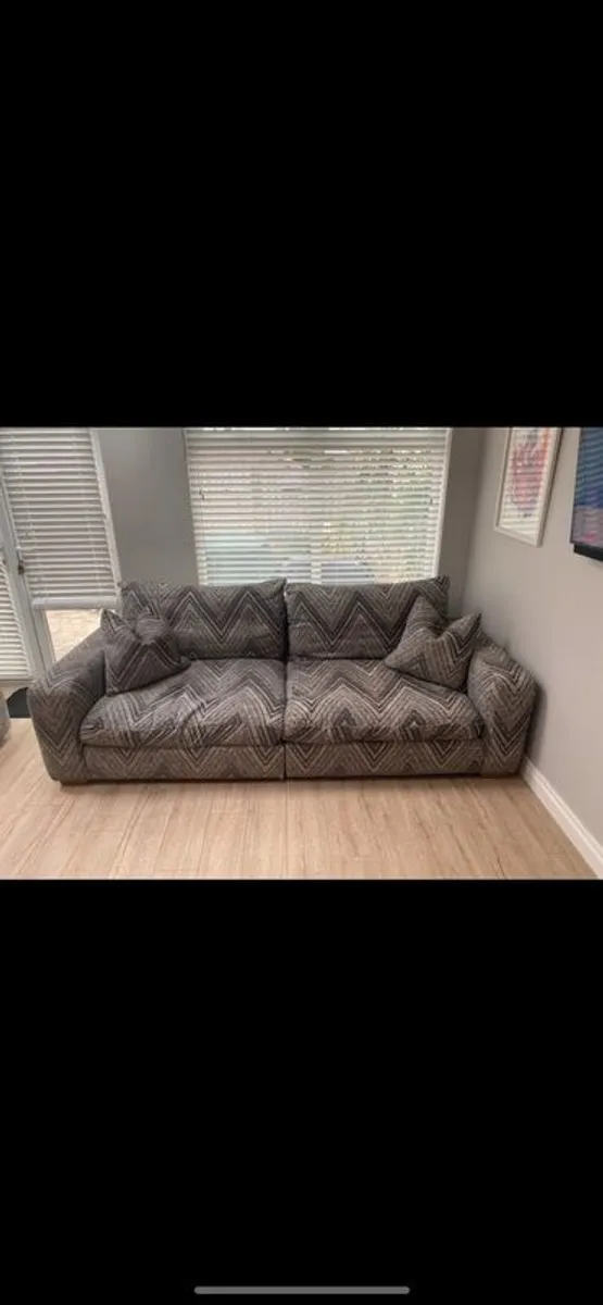 Arnotts Sofa & Footstool - Image 2