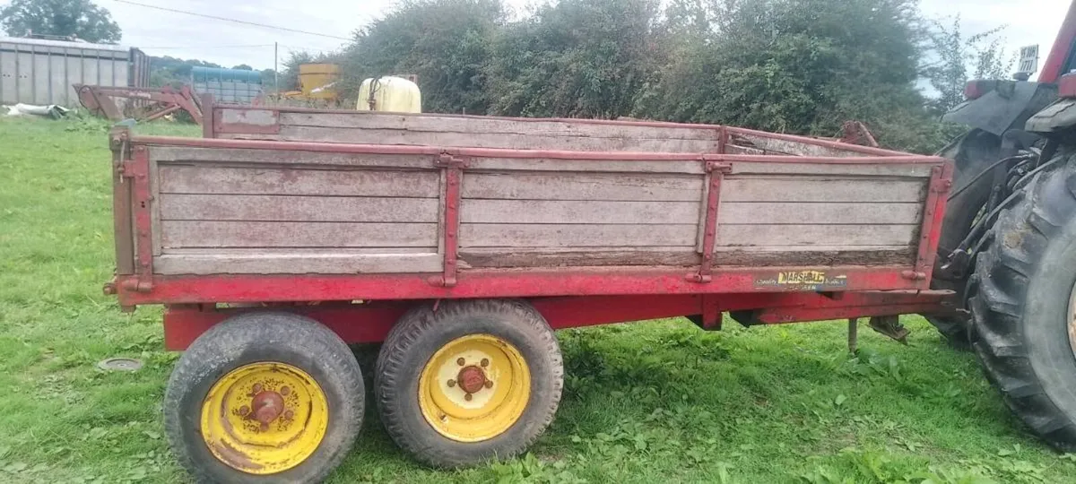 Marshall 10 by 6 tipping trailer - Image 1