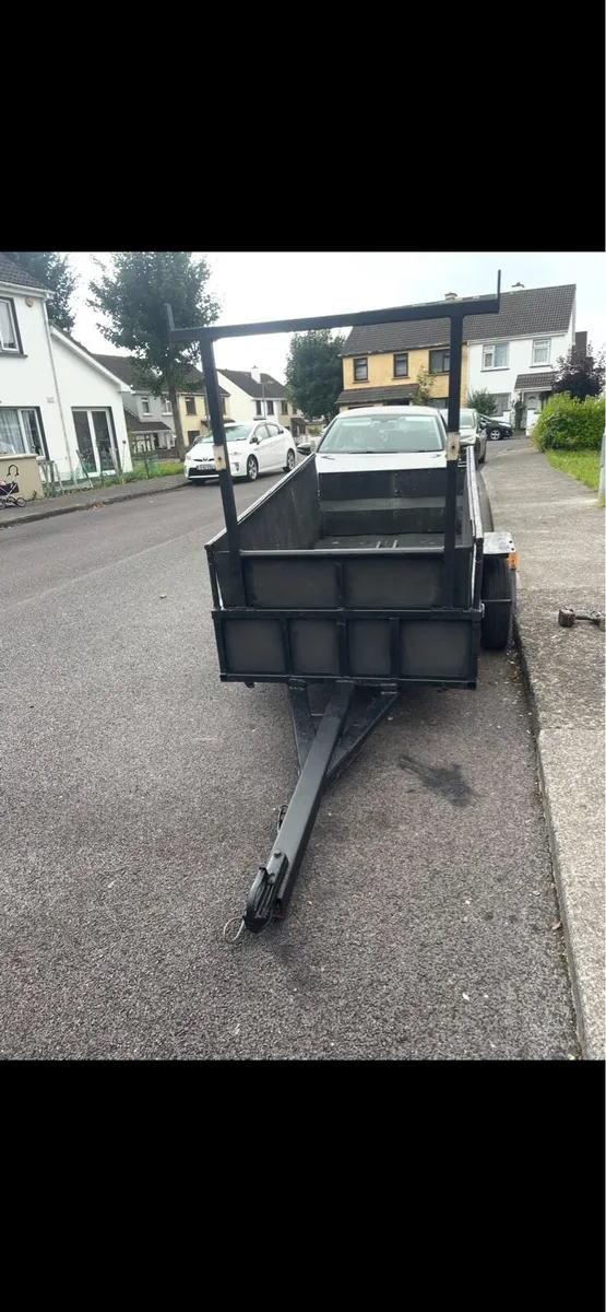 8x4 single wheel car tailer
