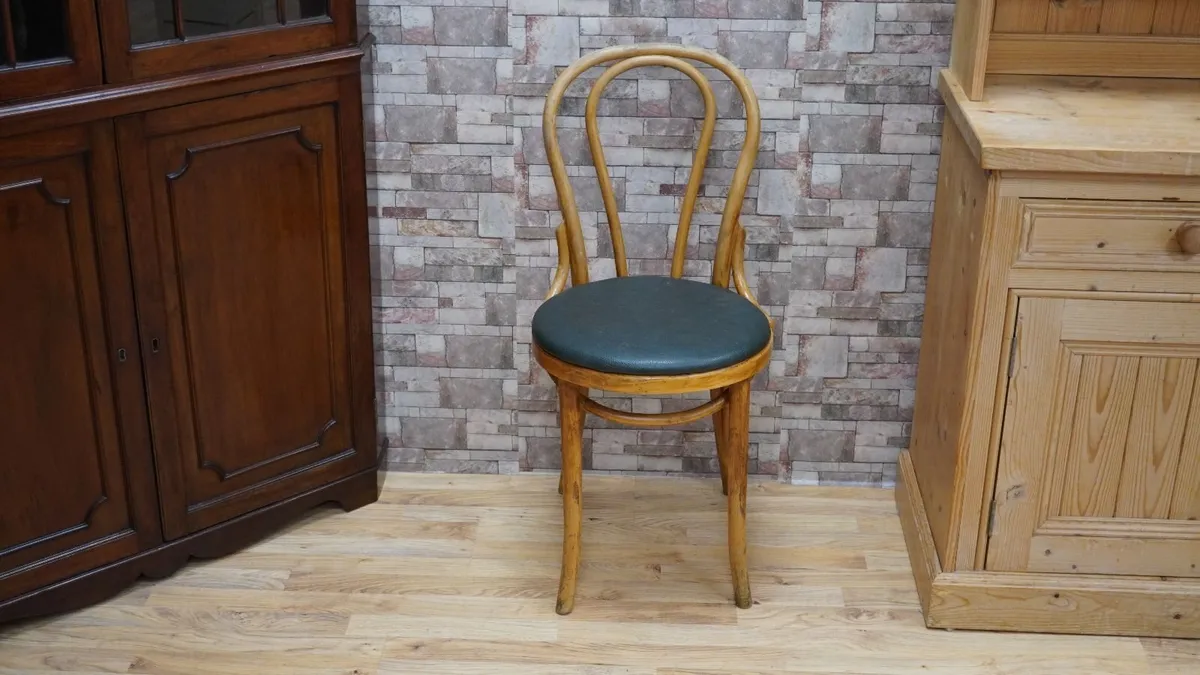 Single Vintage Czechoslovak Bentwood Cafe Chair - Image 1