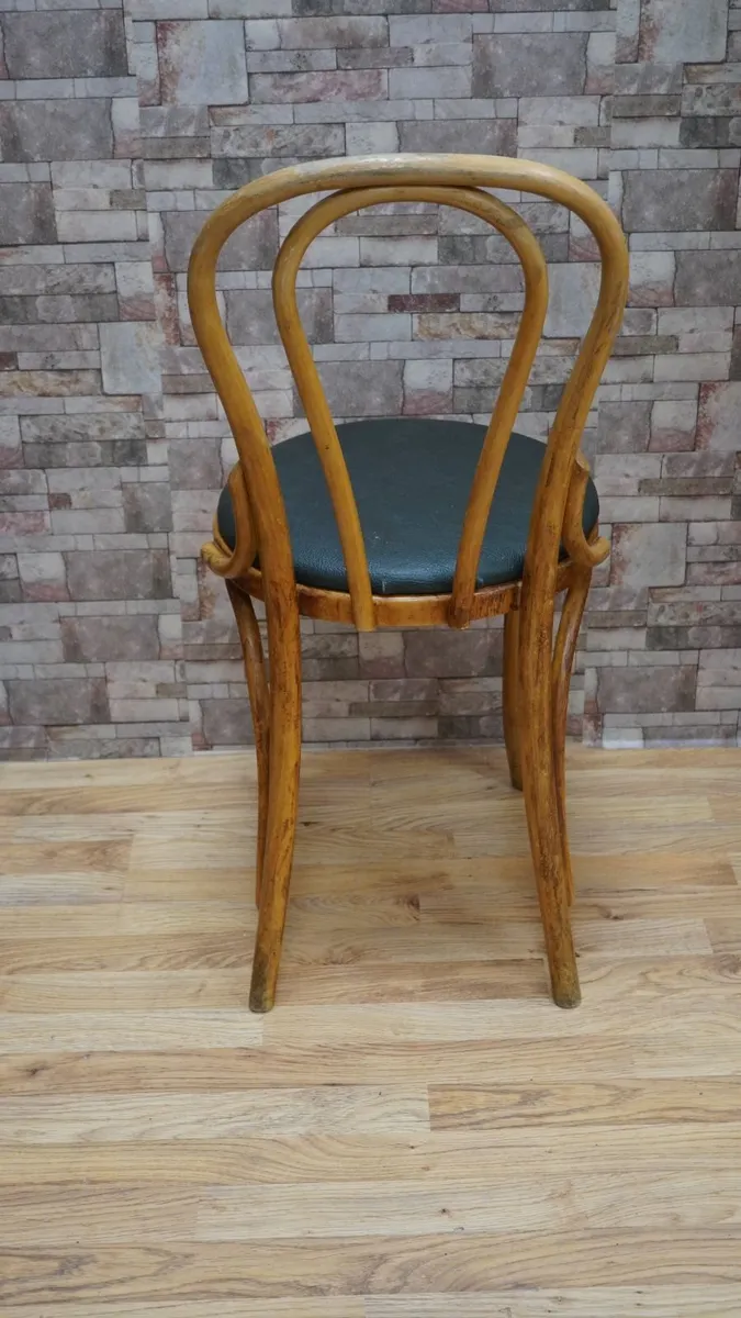 Single Vintage Czechoslovak Bentwood Cafe Chair - Image 3