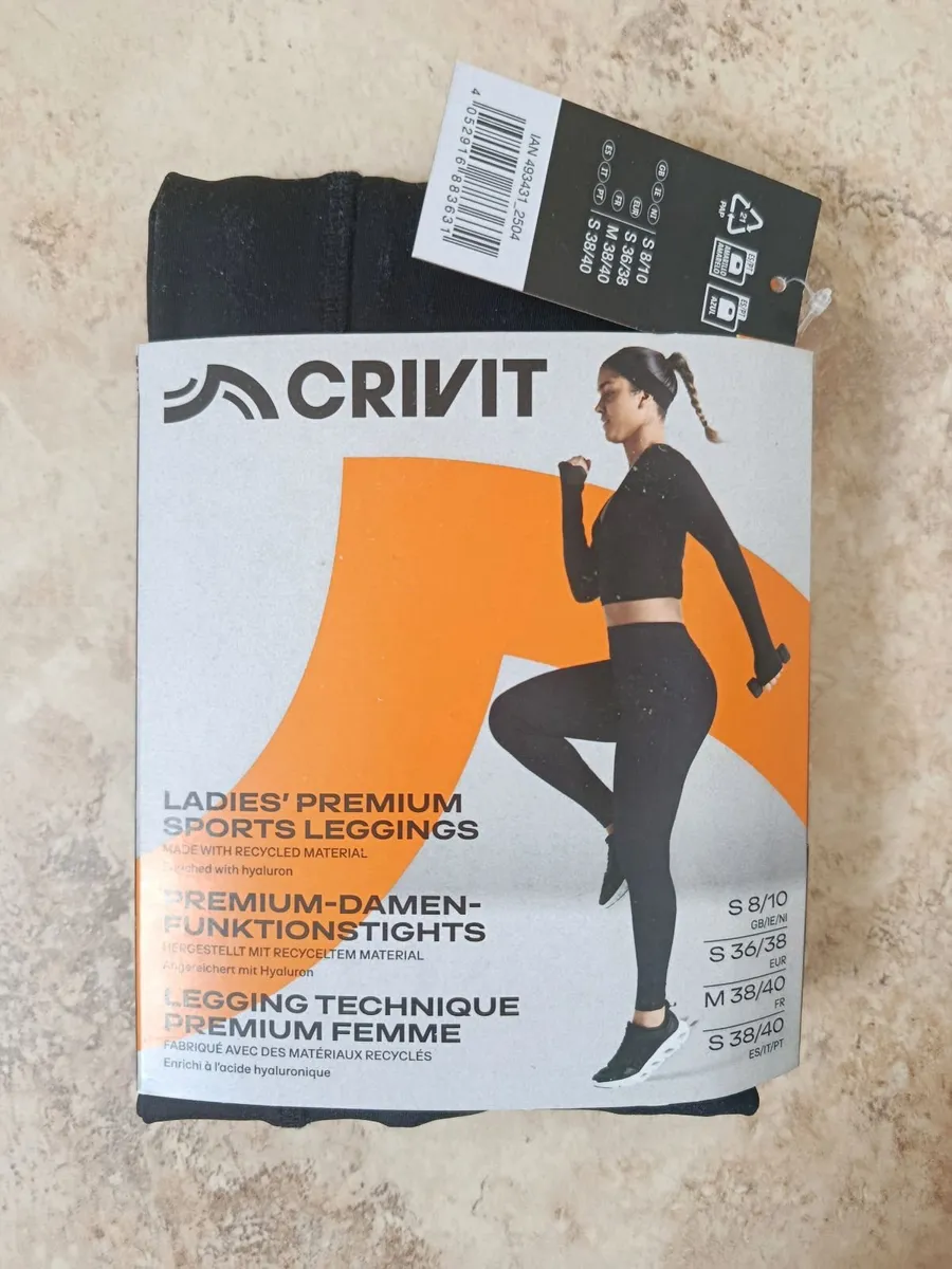 2x Crivit Ladies' Premium Sports Leggings GB 8/10 - Image 4