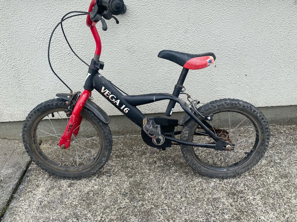 VEGA 16 Children’s Bike – Black & Red - Image 4
