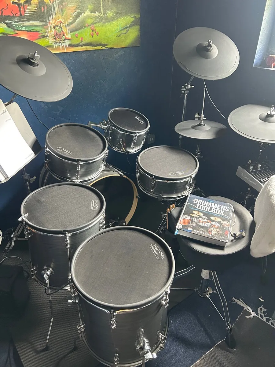 Millenium MPS 1000 Electronic Drum Kit + Extras - Image 1