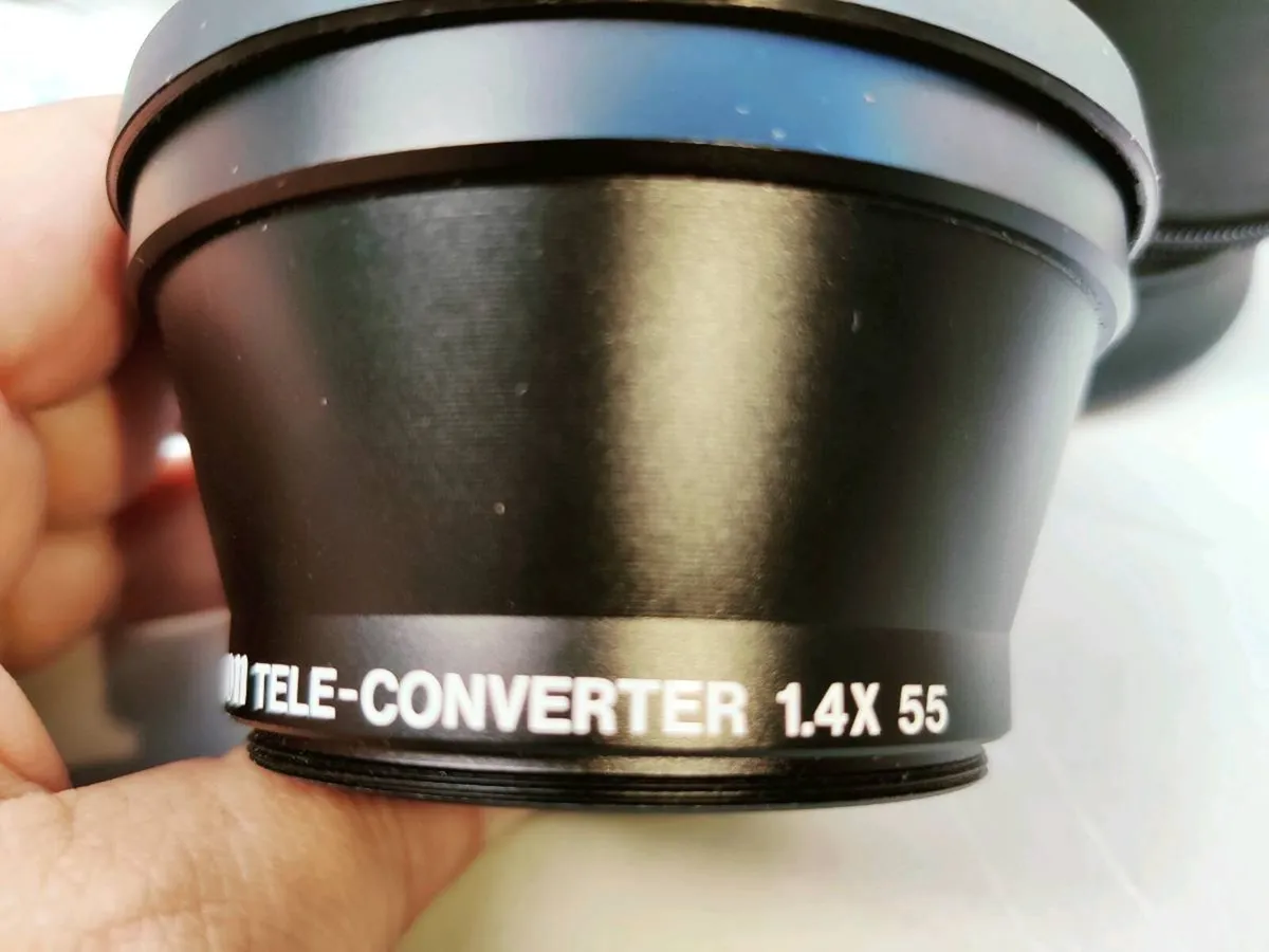 NEW CANON TELE-CONVERTER, 1.4 X 55 Lens & Case ! - Image 3