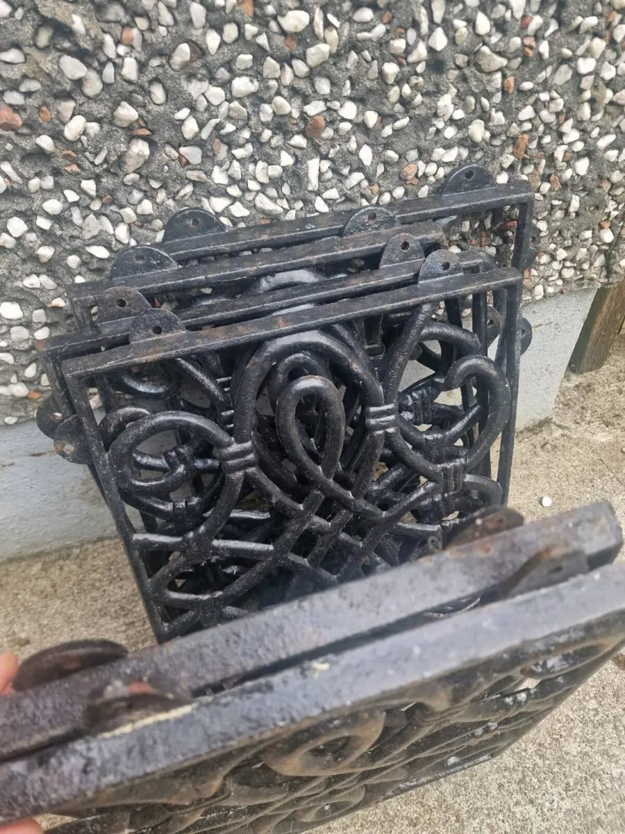 Cast iron Chair backs - Image 2