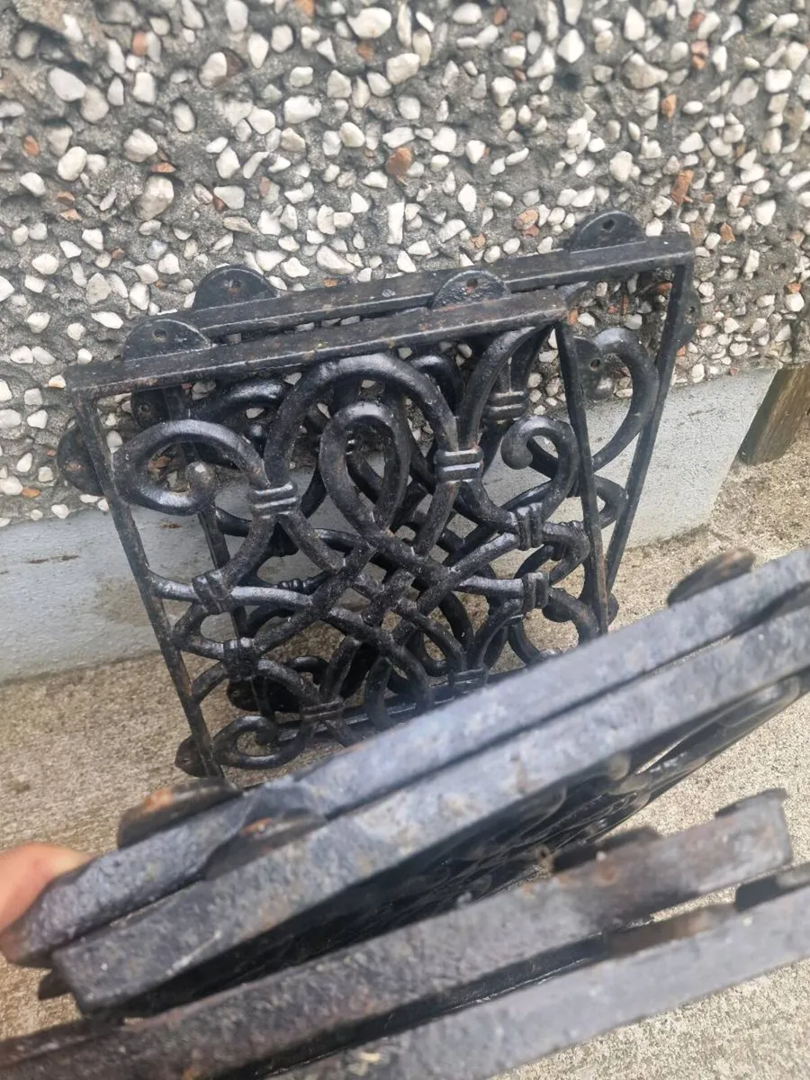 Cast iron Chair backs - Image 3