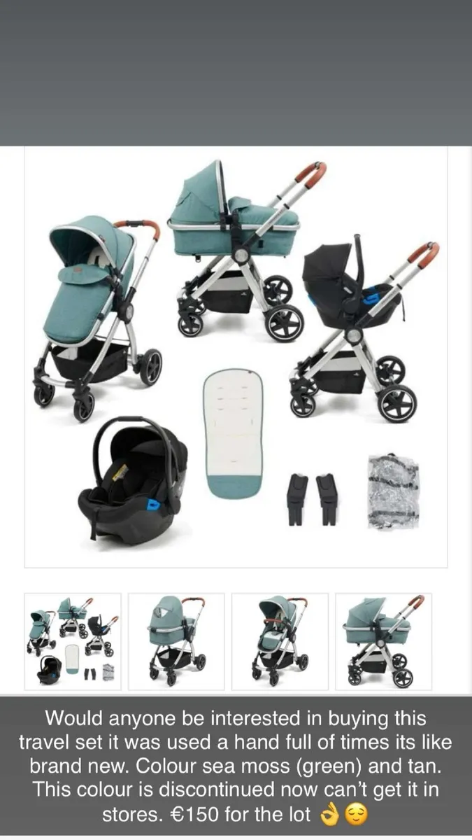 Travel system €100 used a handful of times - Image 2