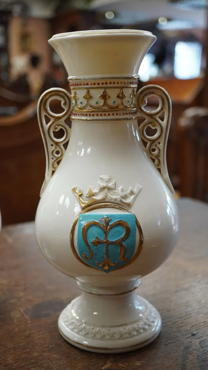 Pair of Ecclesiastical Porcelain Altar Vases - Image 4