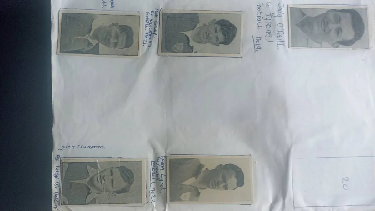 Vintage set of gaa stars of the 60s cards - Image 4