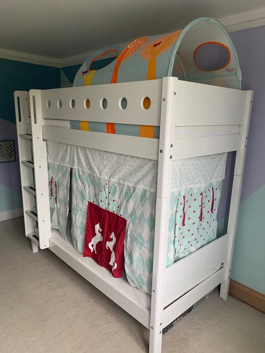 Flexa bunk bed, mattresses, flexa accessories - Image 1