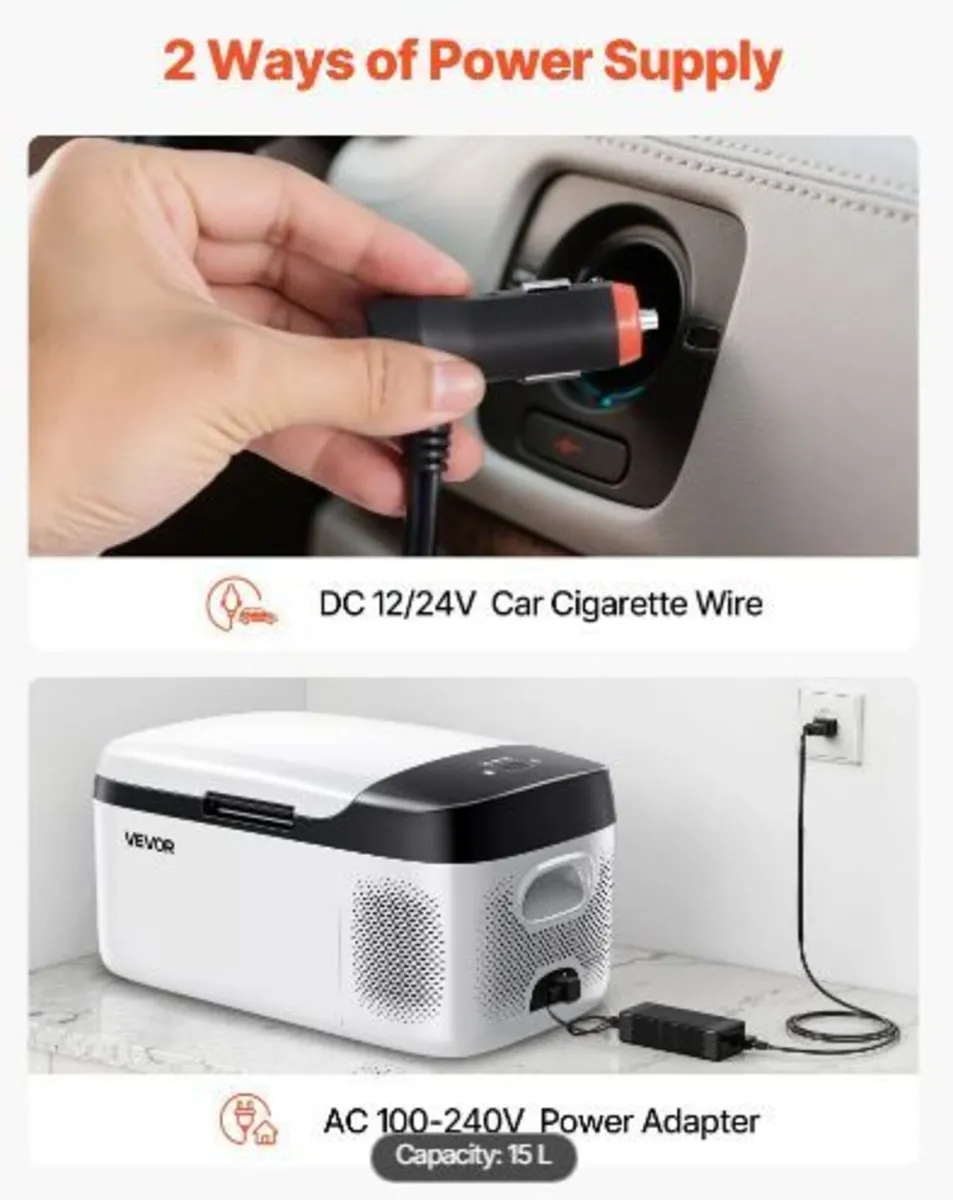 Car Refrigerator, DC 12/24V AC100-240V - Image 2