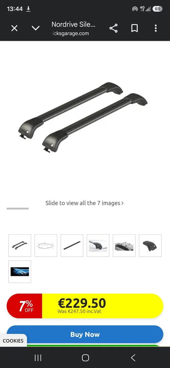 Ford Kuga roof bars - Image 3