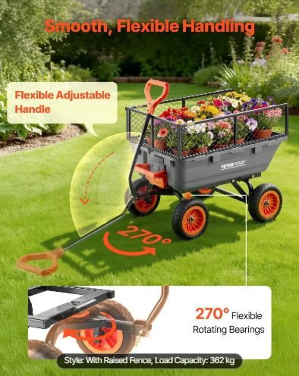 Garden Dump Cart, 362 kg - Image 1