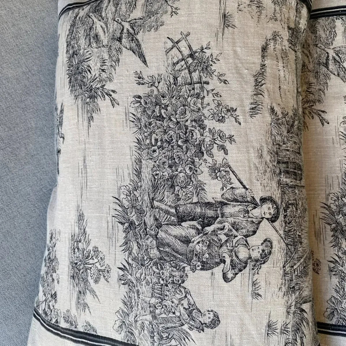 Linen Cushions - Feather Filled - Image 1