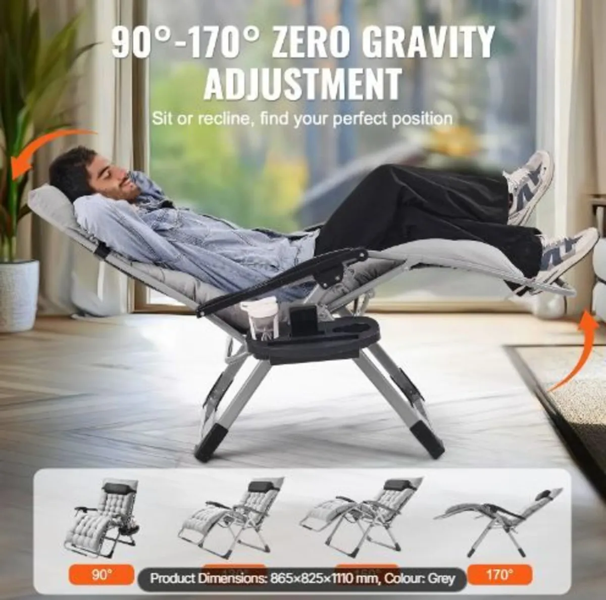 Zero Gravity Chair, 33 inch - Image 4