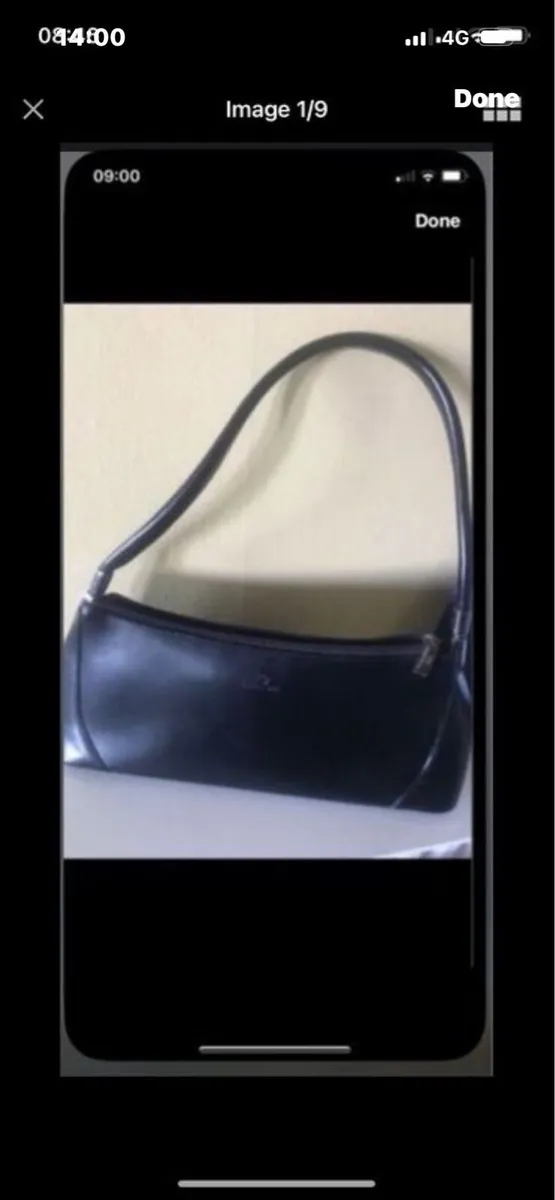 NEW-Daniela Moda Leather Handbag - Image 2