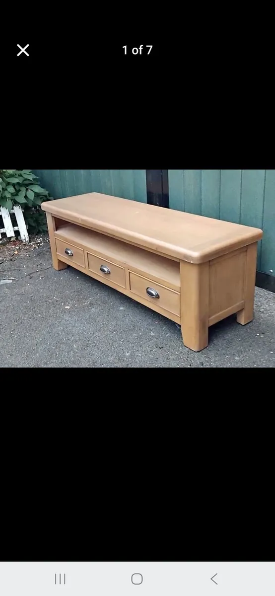 Oak coffee table