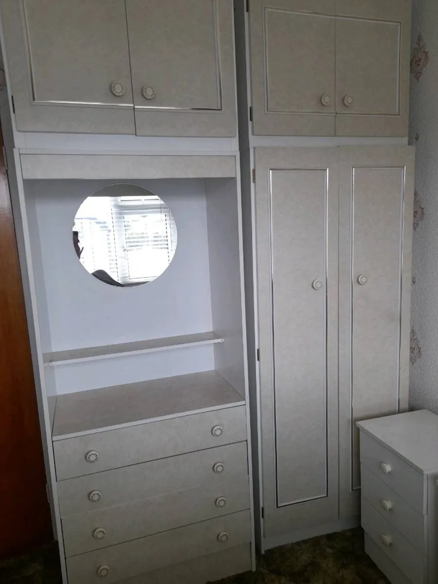 Wardrobes and bedside locker - Image 1