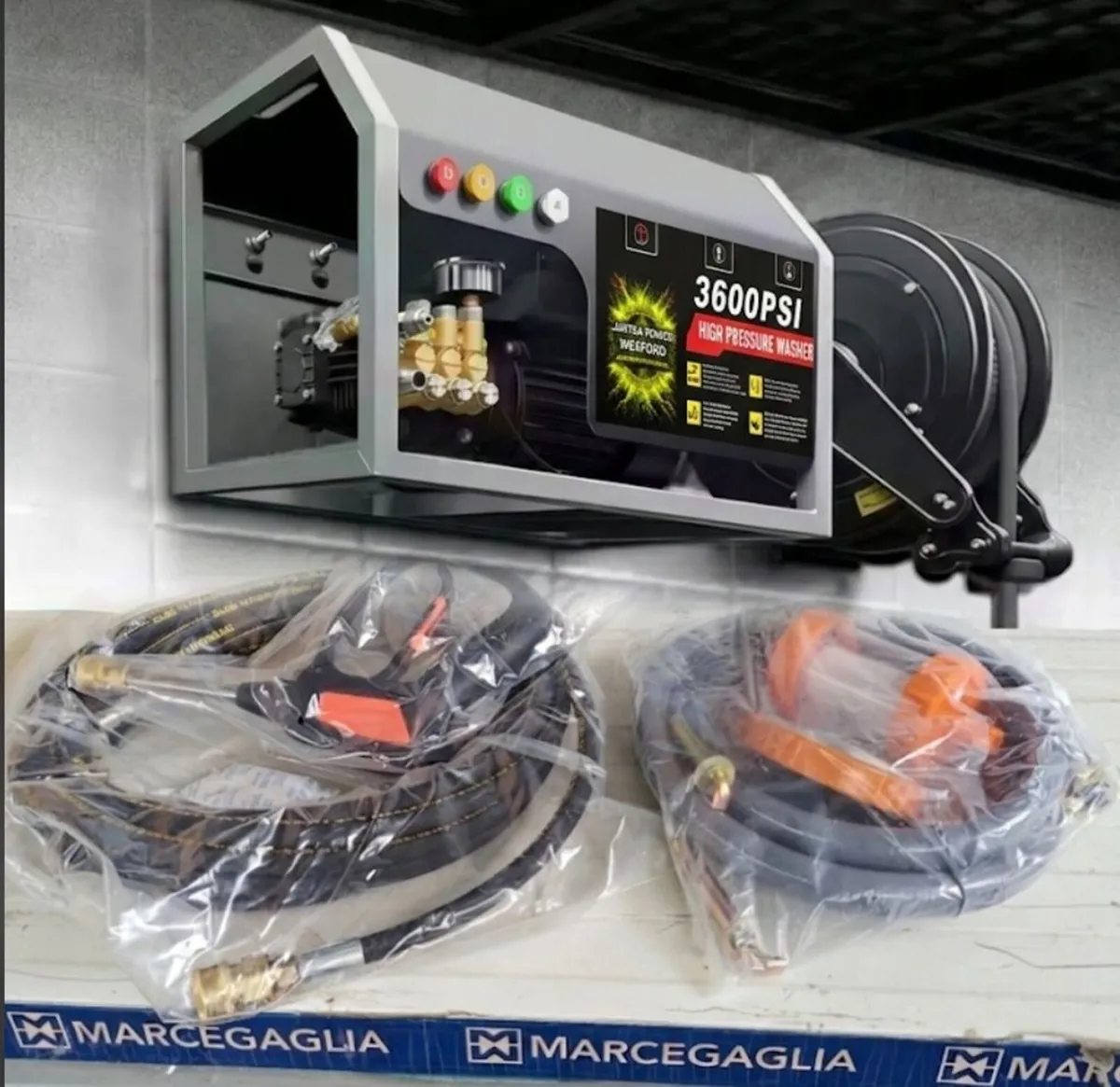 PROFESSIONAL HEAVY-DUTY PRESSURE WASHER 2500 PSI . - Image 1