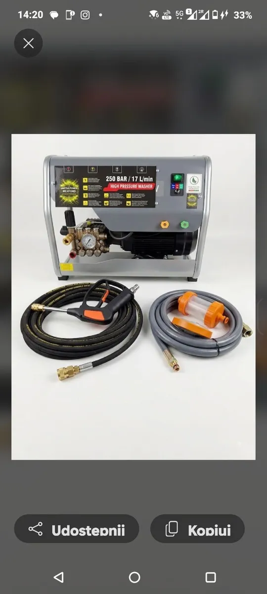 PROFESSIONAL HEAVY-DUTY PRESSURE WASHER 2500 PSI . - Image 2