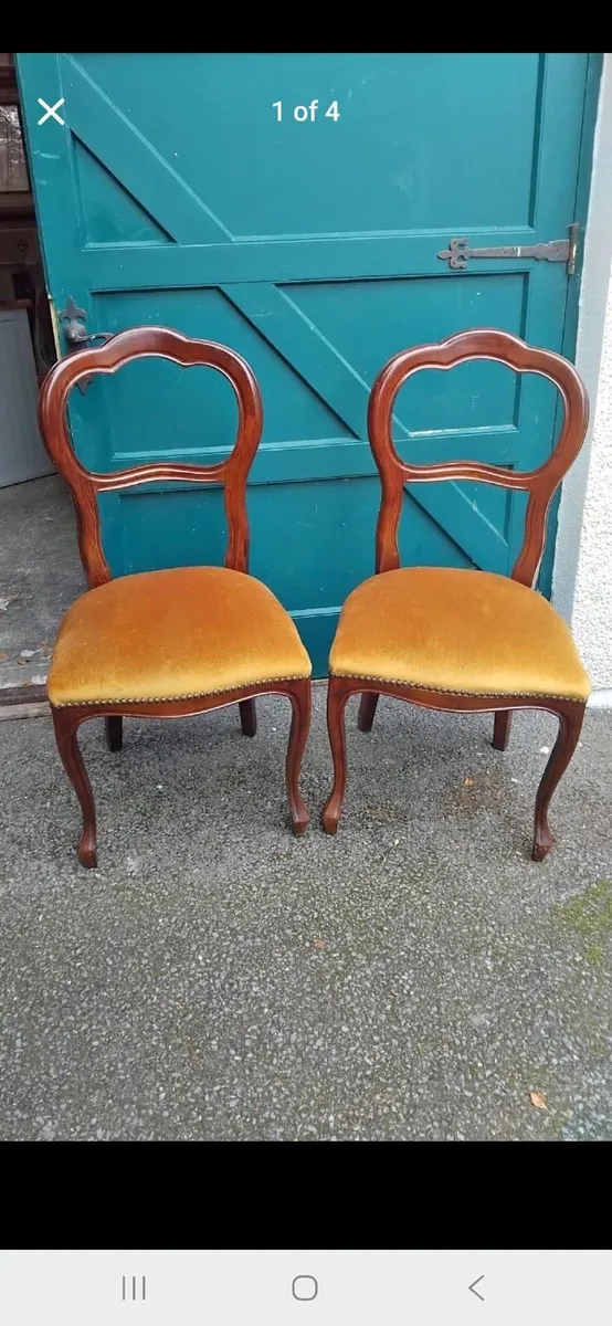 Antique chairs x 6