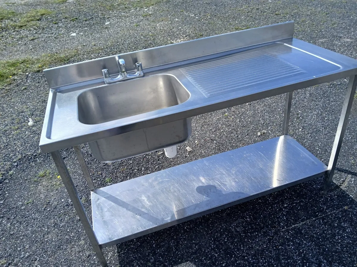 Staneless steel cabbinet sink unit complete - Image 4