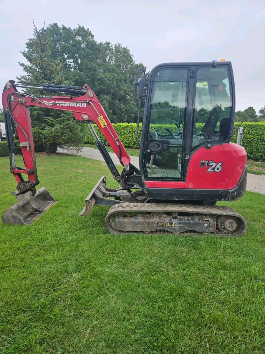 2023 Yanmar SV26 mini digger - Image 3