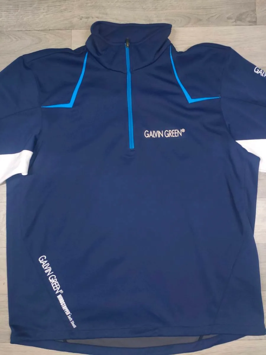 Galvin Green Half Zip Softshell Golf Jacket Top M - Image 2