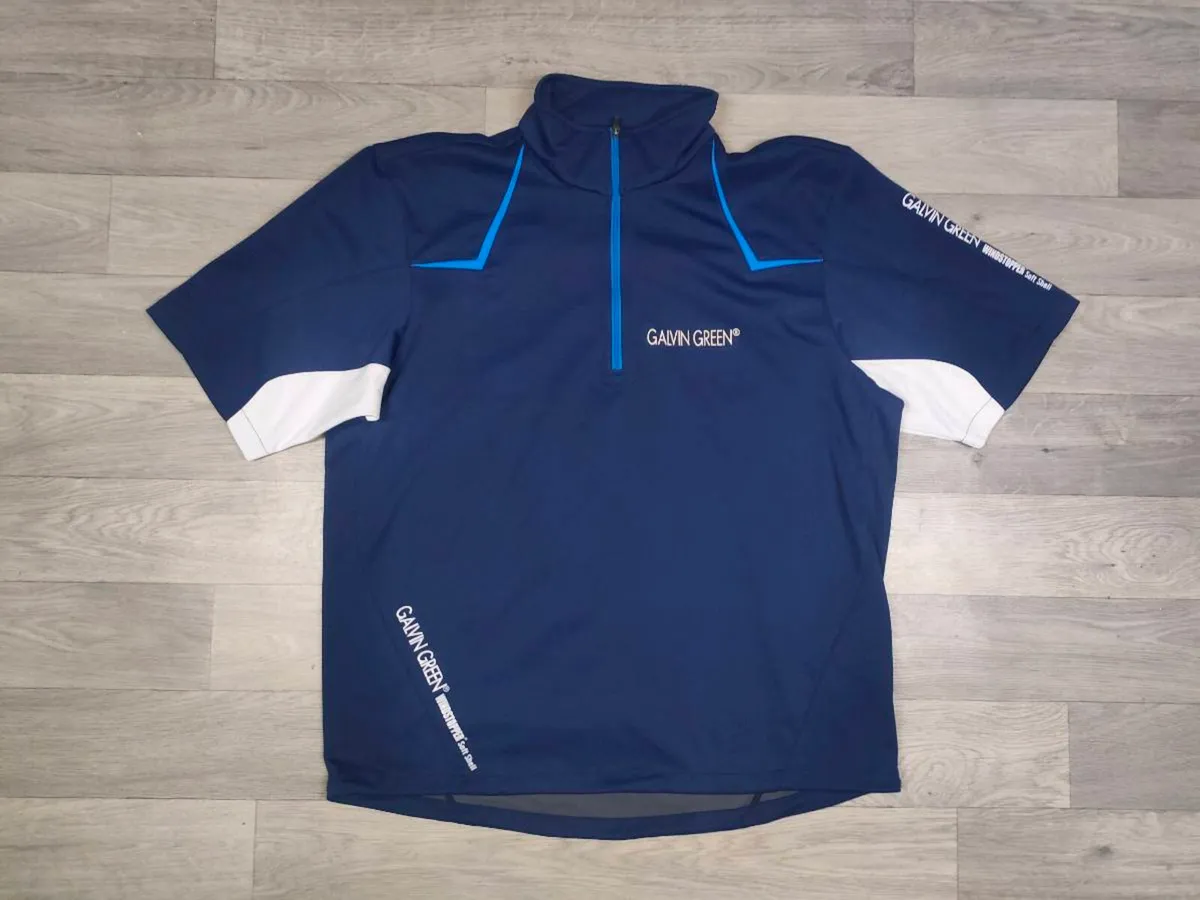 Galvin Green Half Zip Softshell Golf Jacket Top M - Image 1