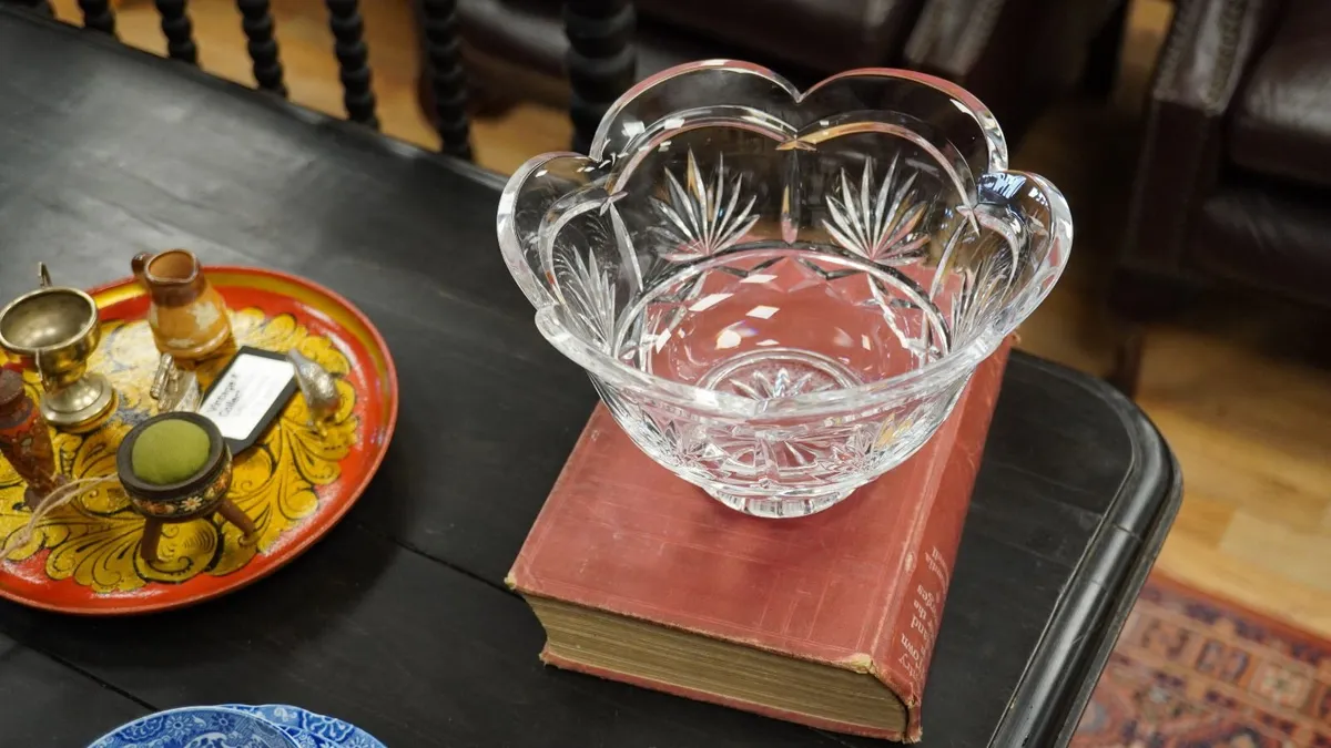 Waterford Crystal Scalloped Bowl - Image 1