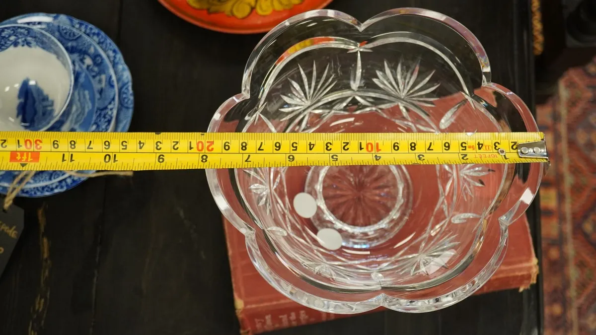 Waterford Crystal Scalloped Bowl - Image 4