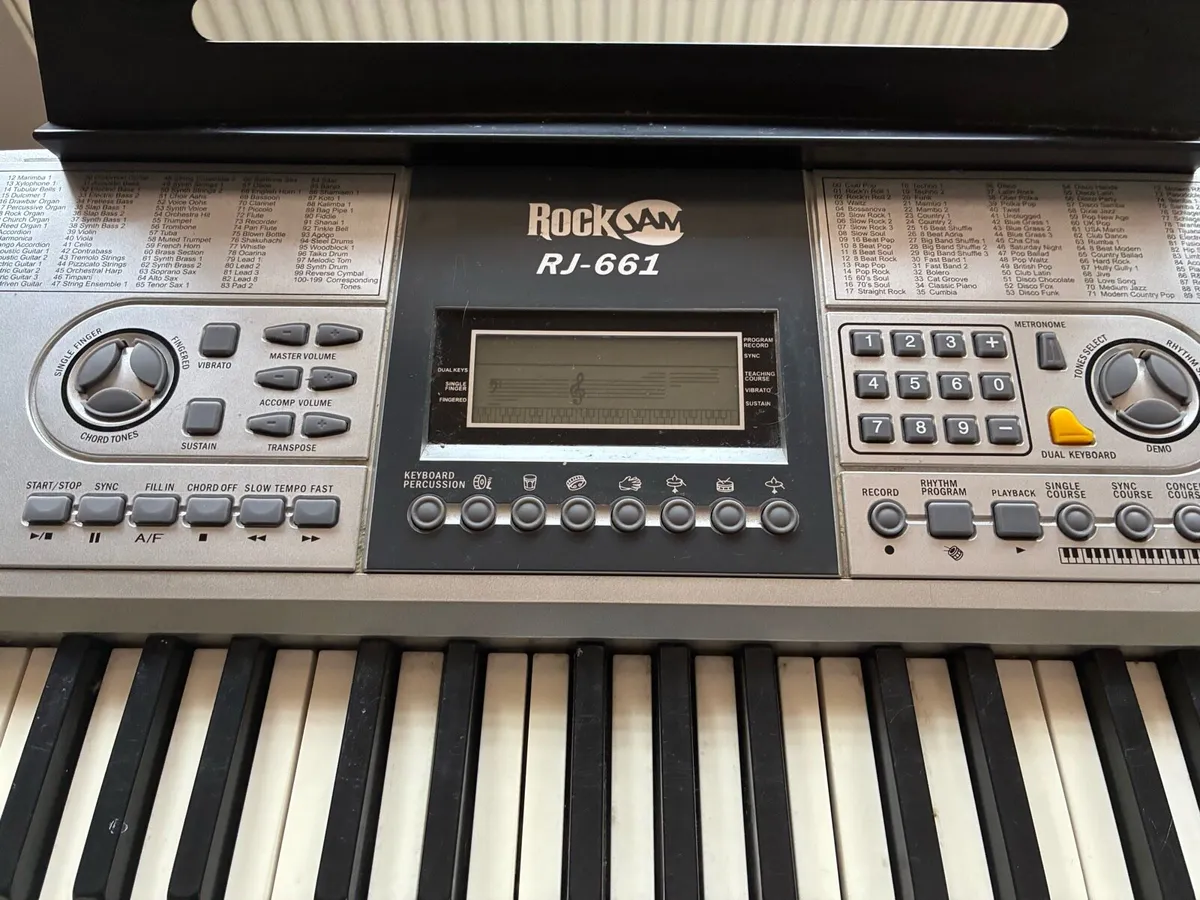 KEYBOARD - RockJam RJ-661 - Keyboard, Stool, Stand - Image 2