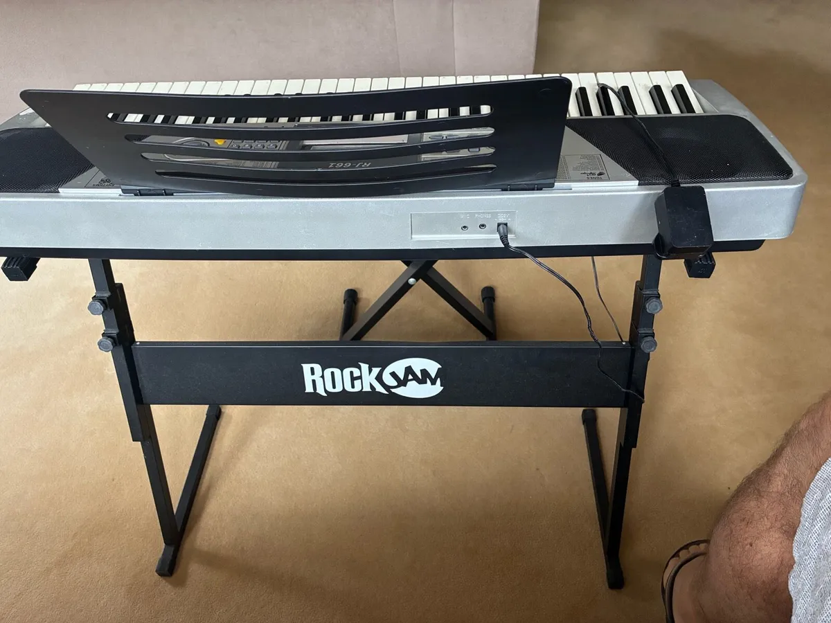KEYBOARD - RockJam RJ-661 - Keyboard, Stool, Stand - Image 4