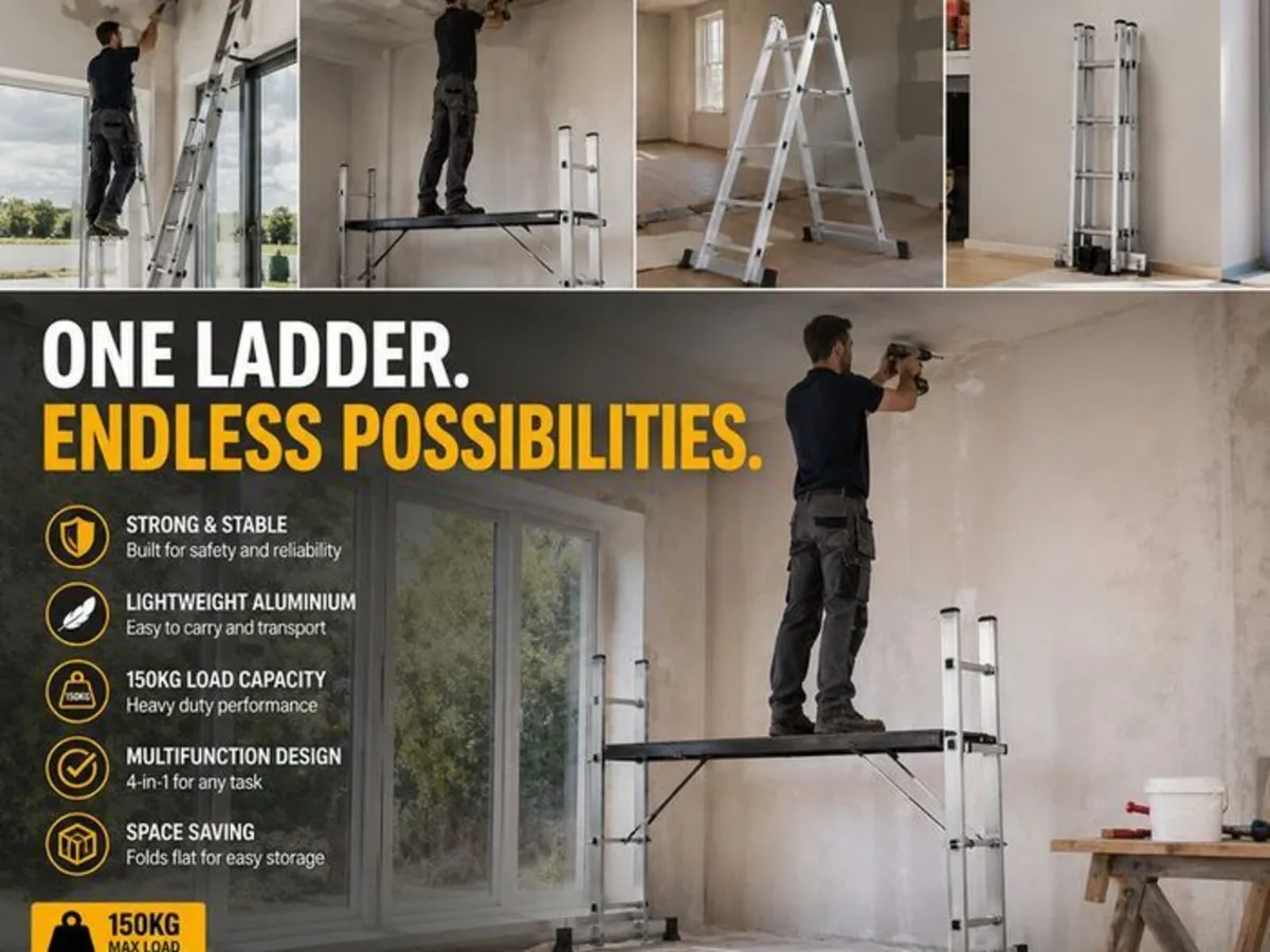 Mobile Aluminium Work Platform & Multifunction Sc - Image 3