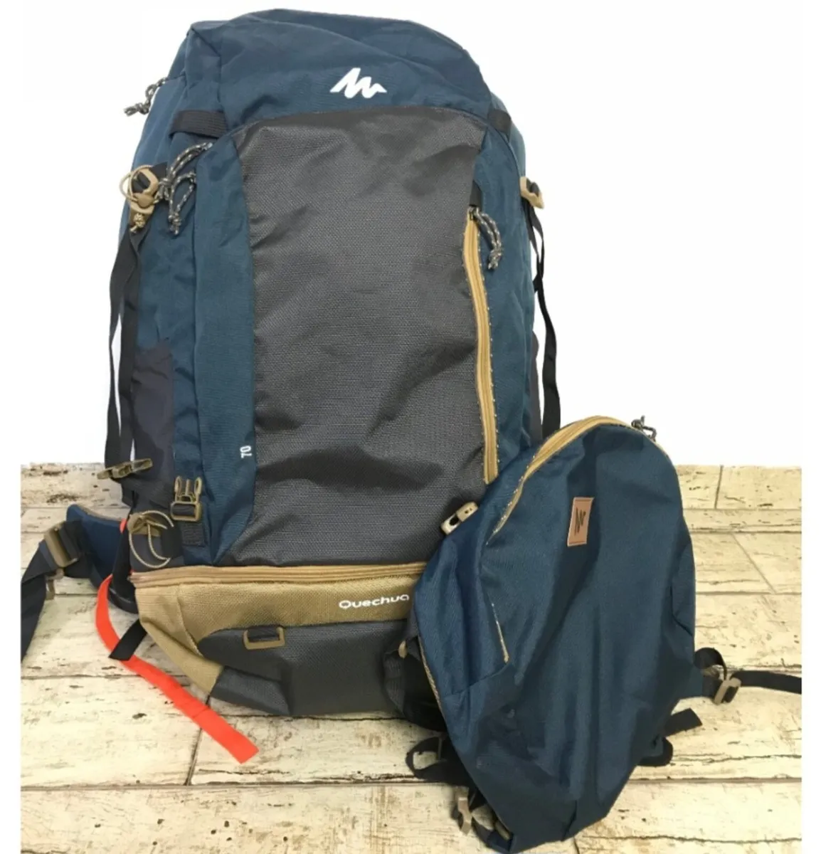 Quechua 70 litre hiking backpack - Image 1