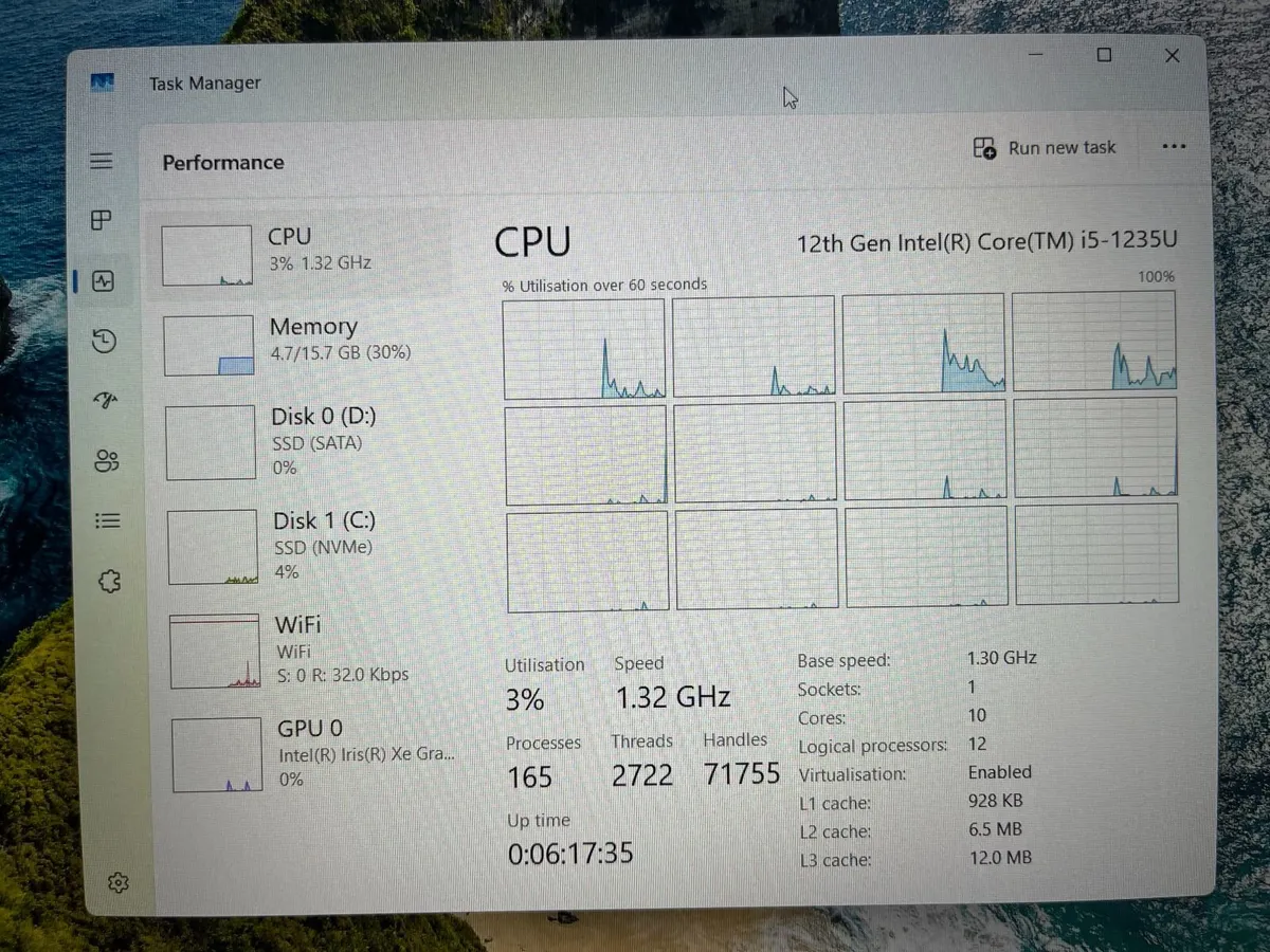 Toshiba Dynabook Protégé-8Gen i5-16GB-256GB SSD - Image 2