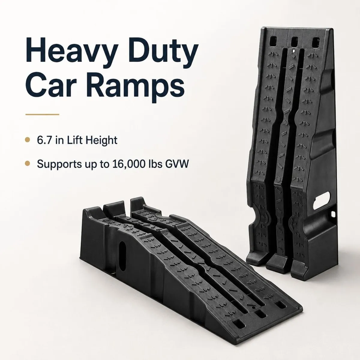 Heavy Duty Car Ramps 2 Piece Set for SUVs Trucks a - Image 1