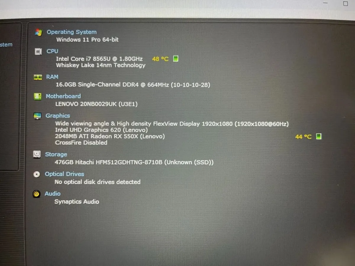 Lenovo Thinkpad E590 - i7(8th)/16GB/512GB SSD - Image 3