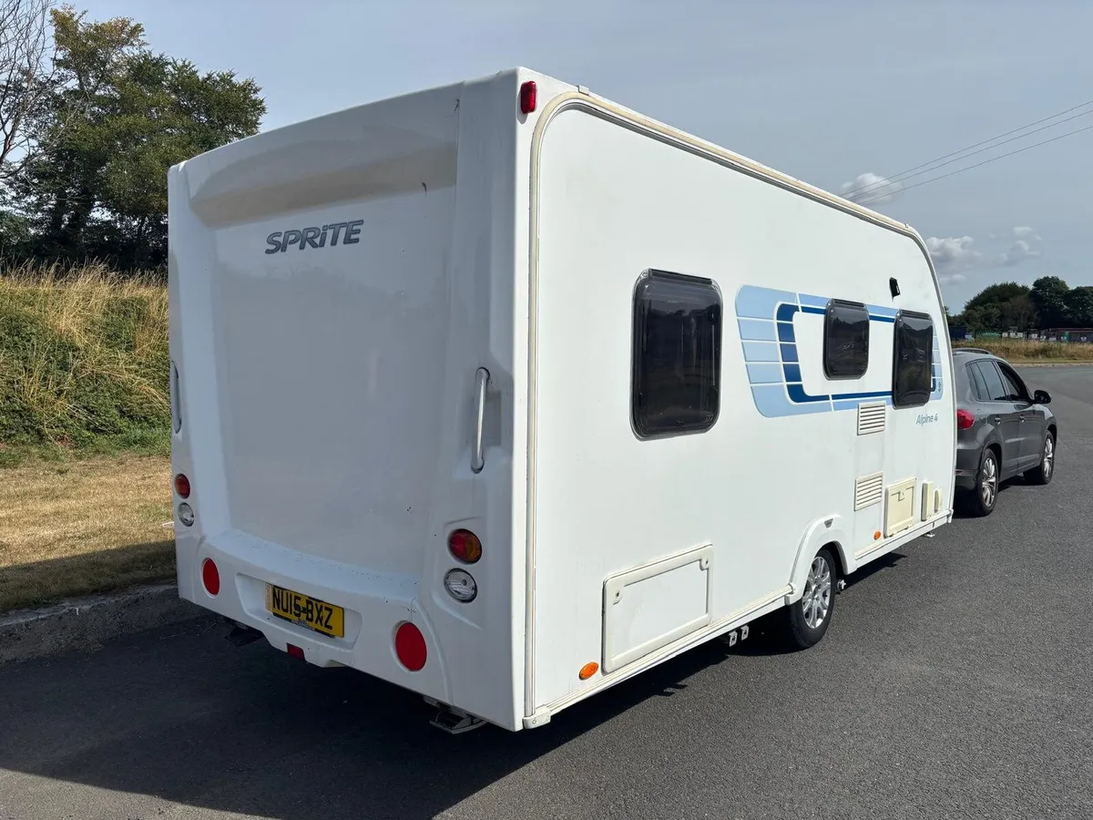 Lighgweight Swift sprite alpine 4 fixed bed - Image 4