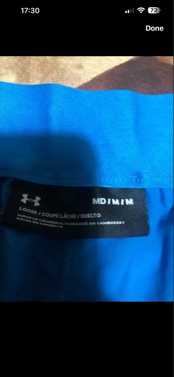 Mens under armour shorts size M €10 - Image 3