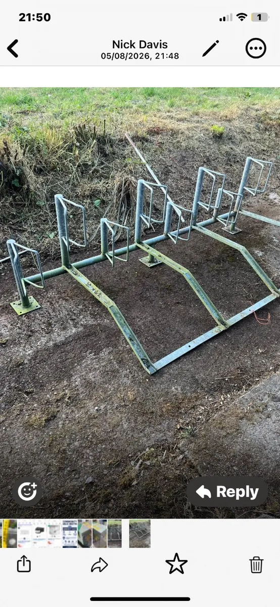 8 bike rack ( galvanised)