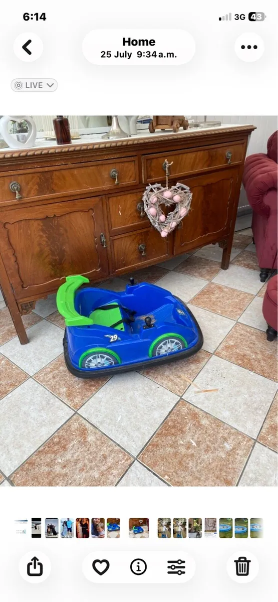 Kids ride on toy bumper cart - Image 2